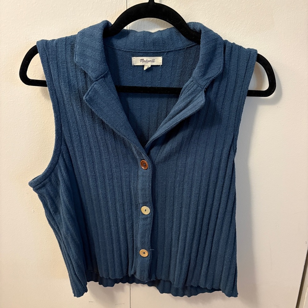 Madewell collared tank top